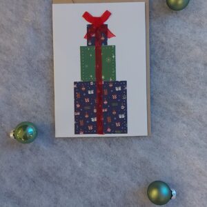 Carte de Vœux Pile de Cadeaux