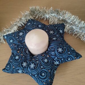 Bougeoir en tissu