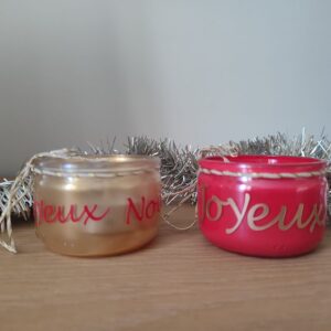 Photophore "Joyeux Noël"