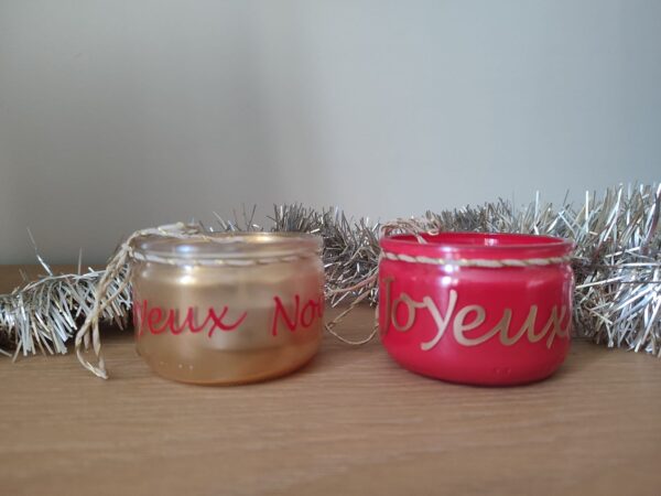 Photophore "Joyeux Noël"