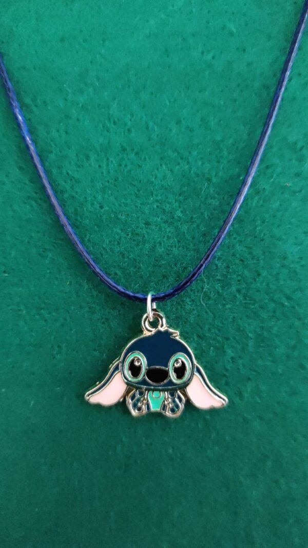 Collier Stitch bleu foncé – Image 2