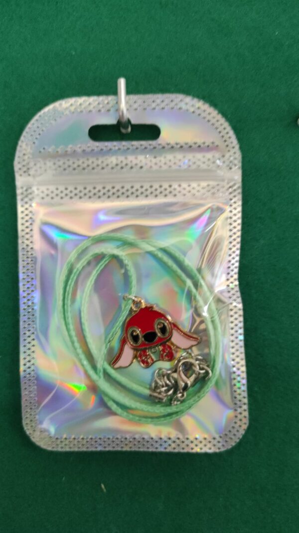 Collier Stitch Rouge – Image 4