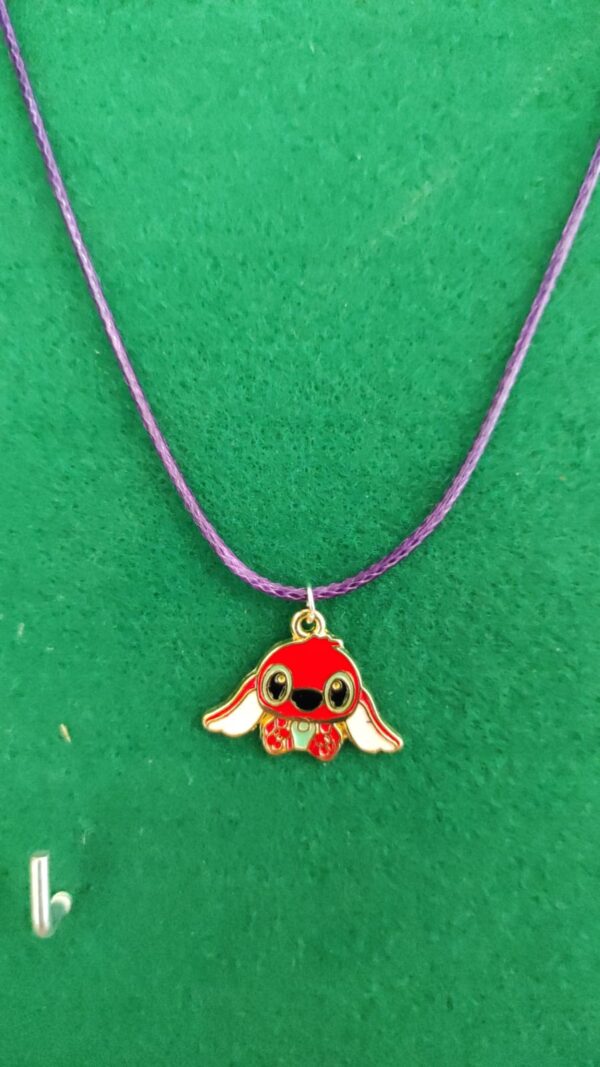 Collier Stitch Rouge – Image 5